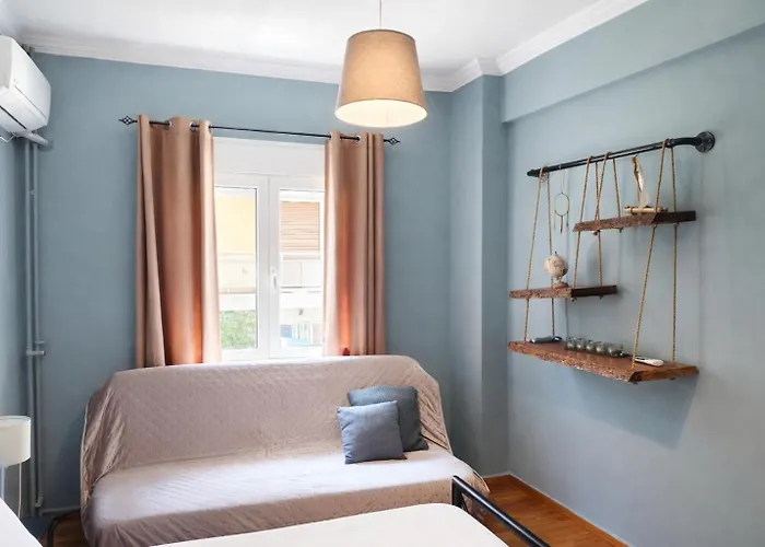 Comfortable Modern Entire House Near The Center Of Athens-Blue Serenity
